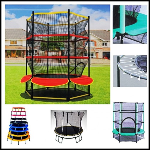 Children Trampoline with Enclosure