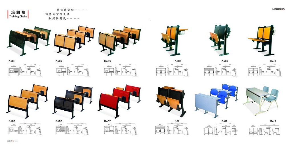 School chair K601 Traning chair  school desk