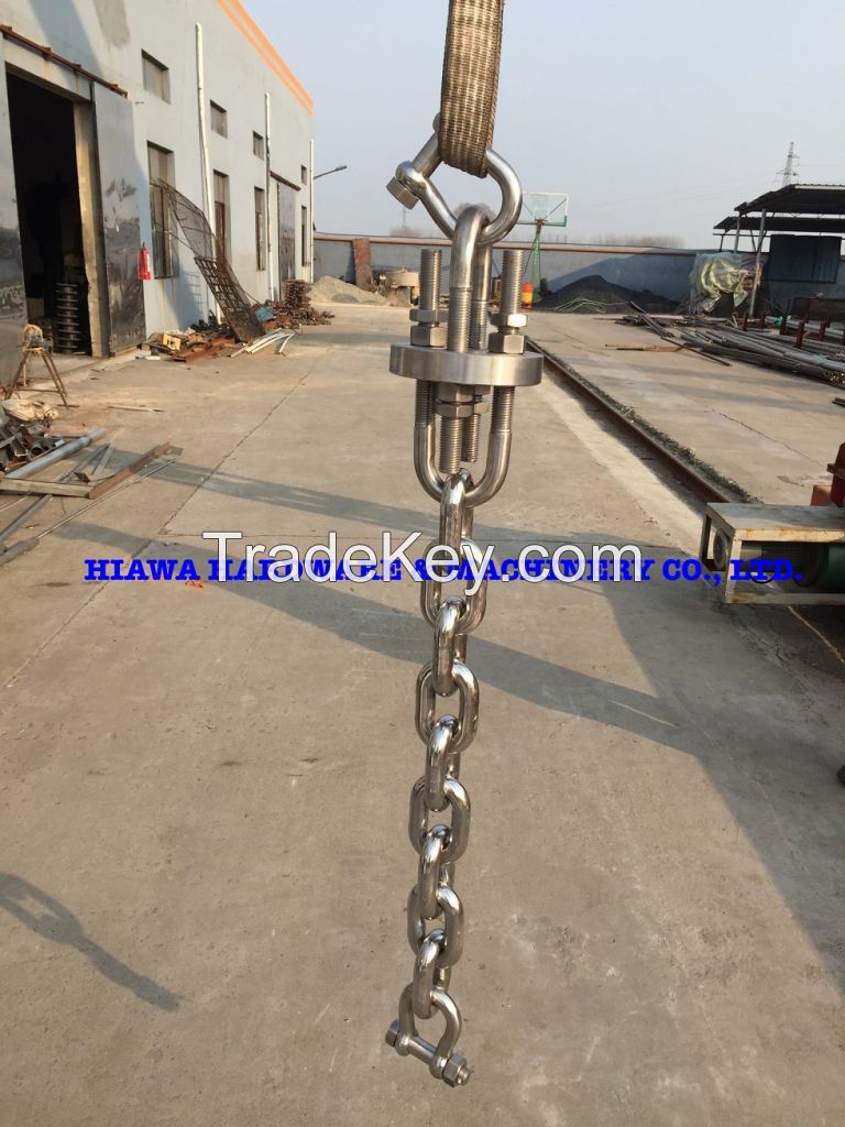 marine fender chains, stainless steel chains