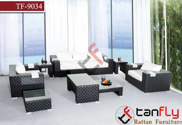 TF9034Outdoor rattan furniture/wicker sofa set