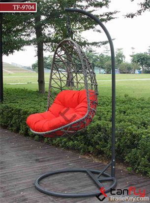 TF-97042012 hot outdoor furniture rattan swing chair