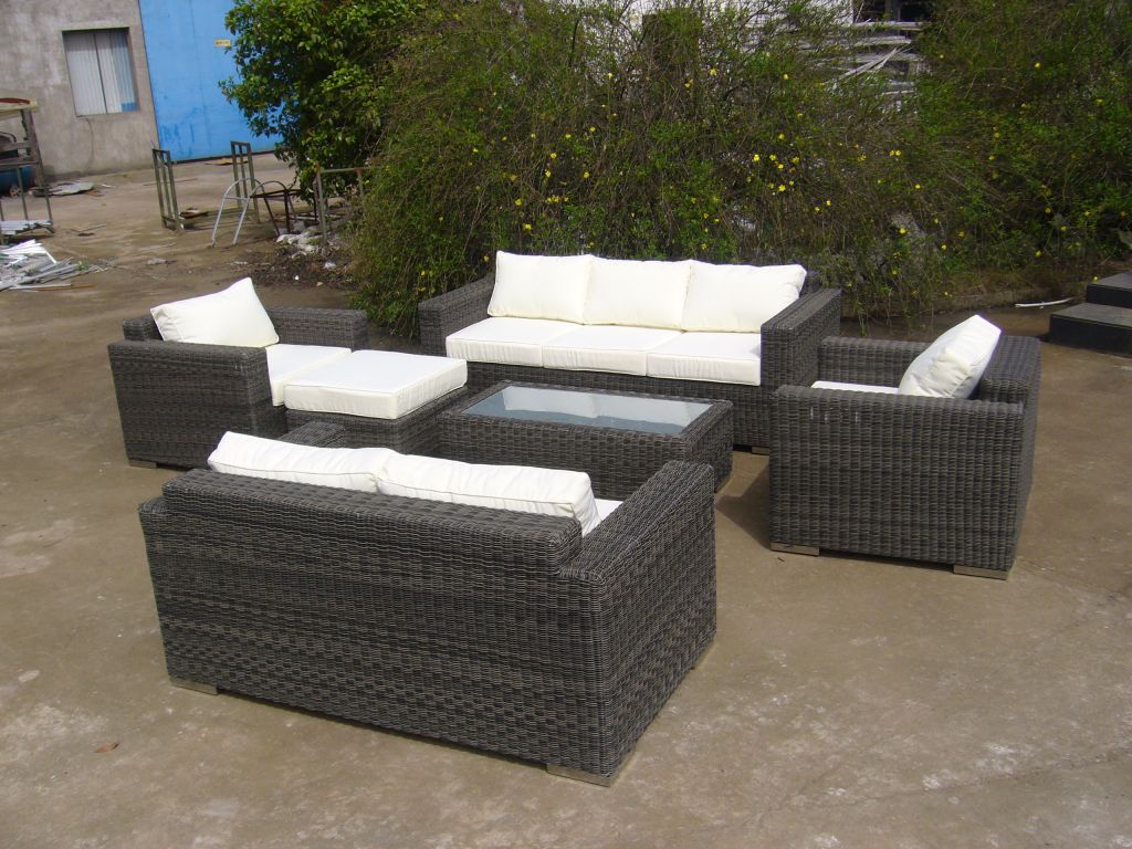 5PC Outdoor Conversation Sofa Sets