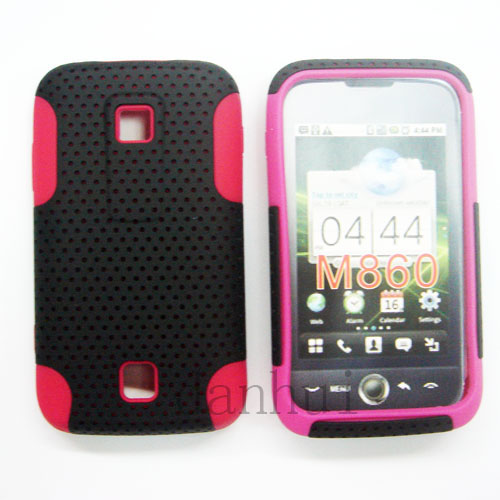 Mesh Silicone Combo Case For Huawei Ascend M860