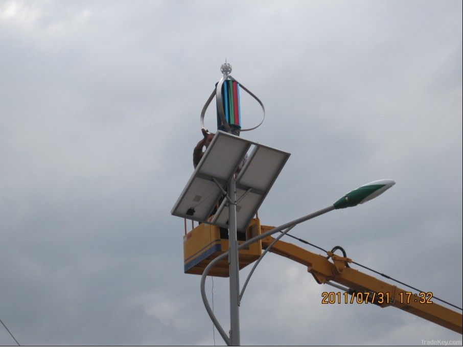 100W Cage-type Vertical Axis Wind Turbine Generator