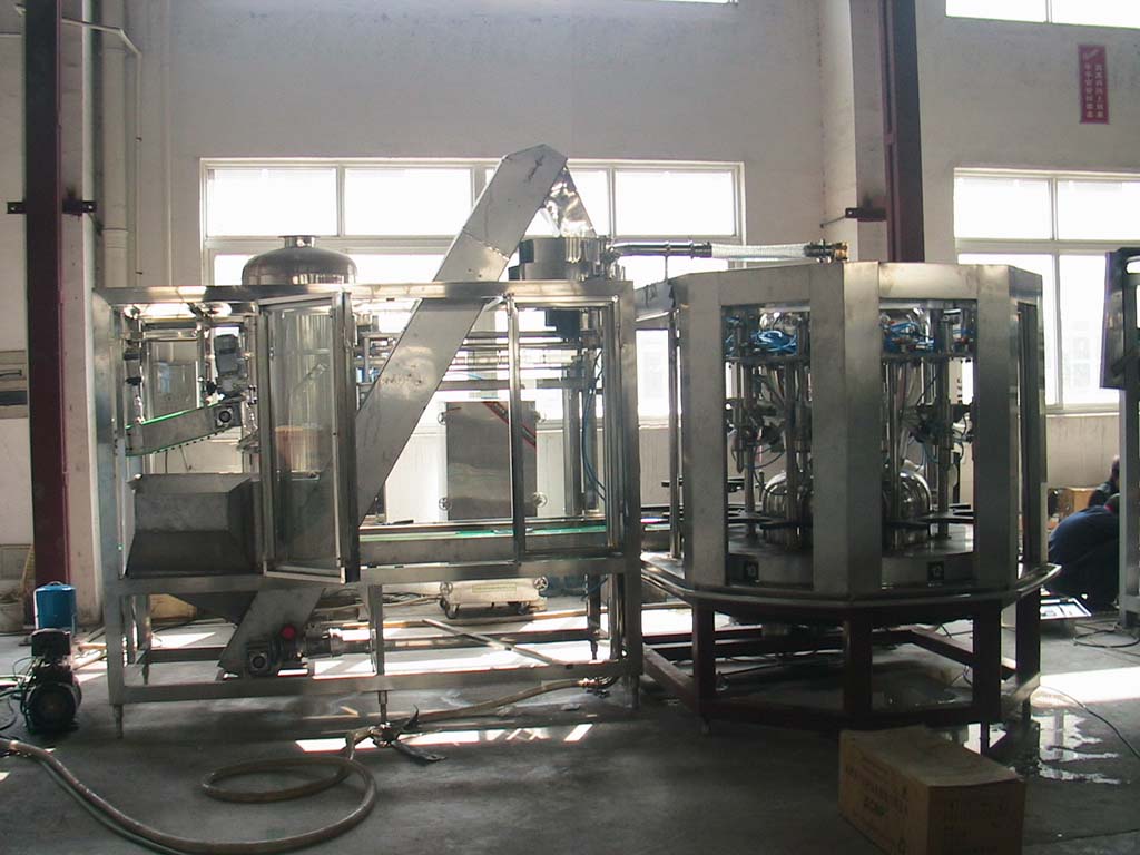 QGF-1200 Full-auto barrel-filling line