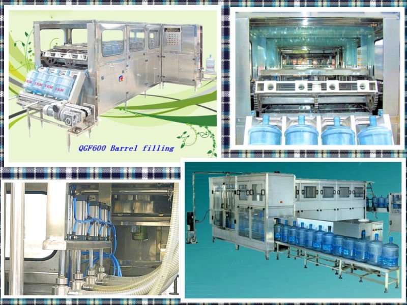 QGF-600 5 Gallon full-auto barrel-filling line