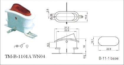 Rocker Switch for Electric Mosquite Driver