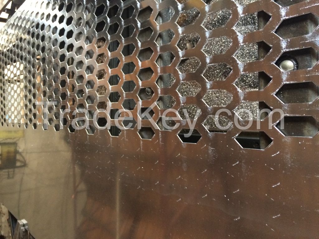 Mild steel or plain steel perforated metal for sifting