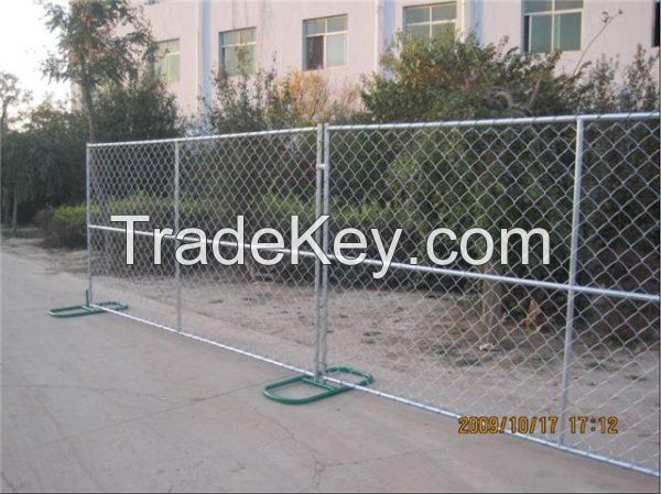 AS 4687 standard 2.4x2.1m size galvanized temporary fencing panels