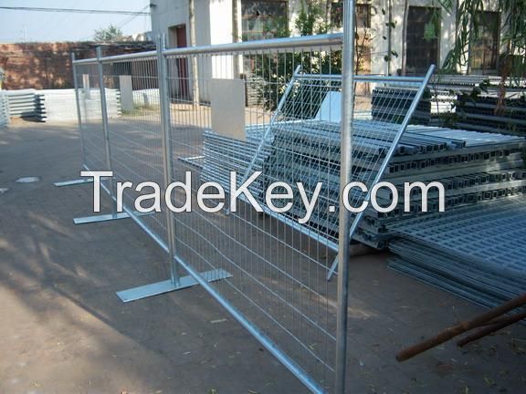 AS 4687 standard 2.4x2.1m size galvanized temporary fencing panels