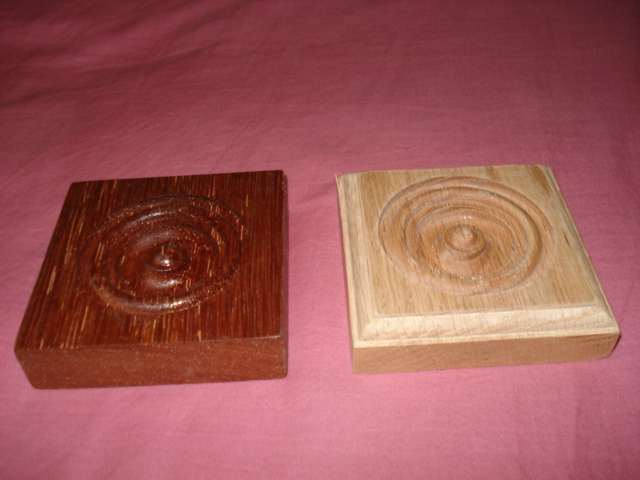 wood Rosette Block/wooden moulding