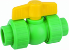 green white grey plastic ppr pipe fittings ball valve