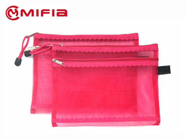 PVC Mesh Zip Bag | MIFIA