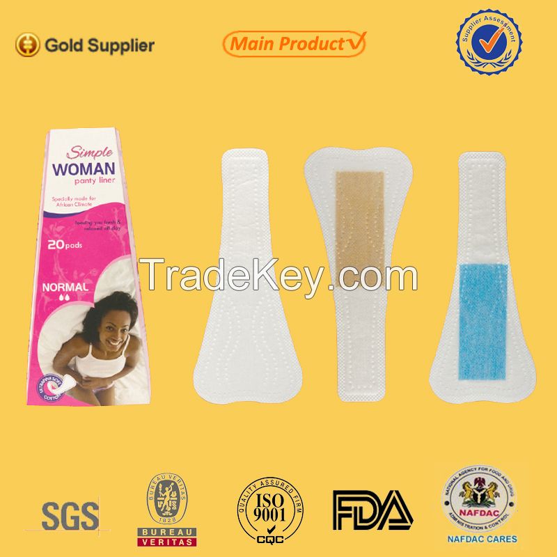 Wholesale OEM Factory Lady Feminine Cotton Anion Sanitary Napkins 