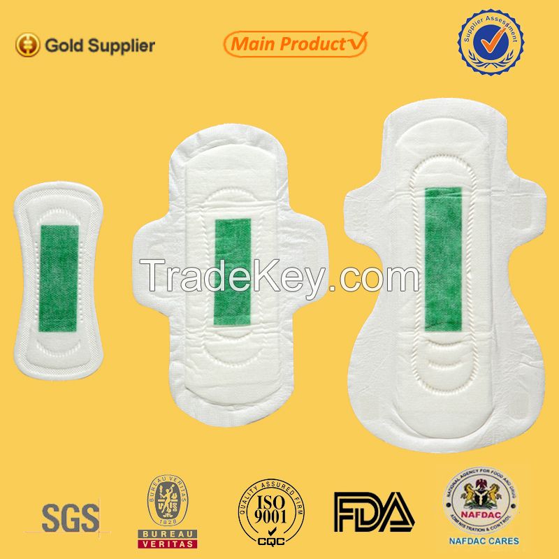 FDA Manufacturer for Soft Cotton Female Sanitary Towel 