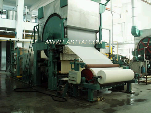 High speed tissue paper machine