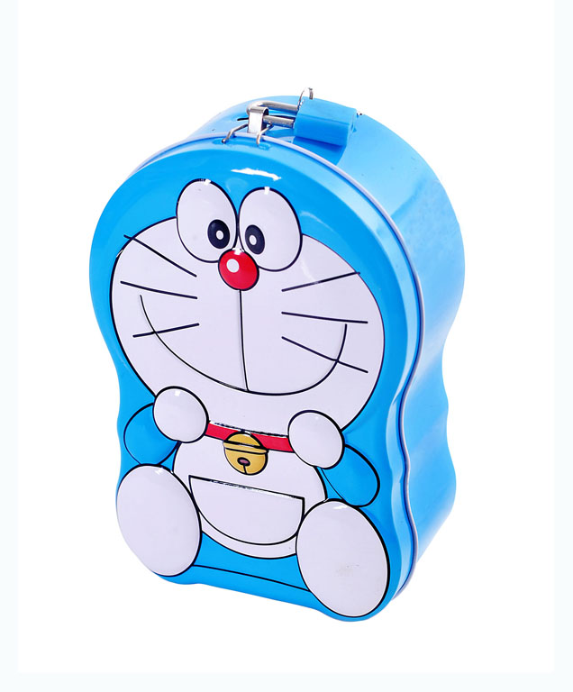 doraemon tin money box