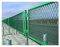 Expanded Metal Fence