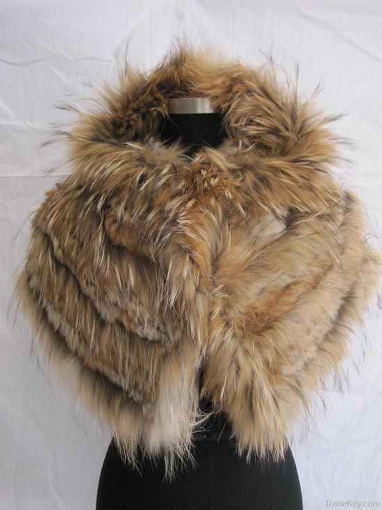 tongchem net stitch raccoon fur