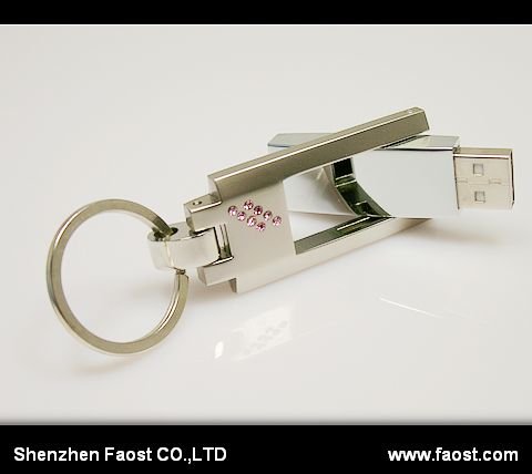 2011 hot jewelry metal usb flash memory