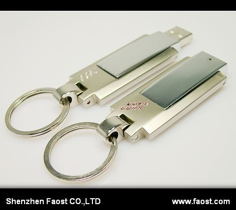 2011 hot jewelry metal usb flash memory