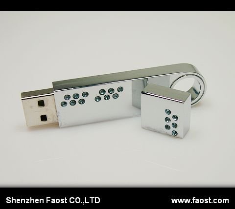 oem diamond usb flash drive with SWA element