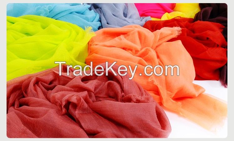 100% cashmere pashmina solid color