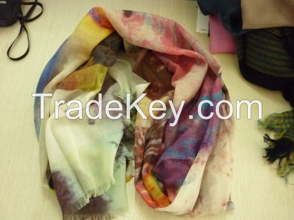 100% Pashmina with  printing