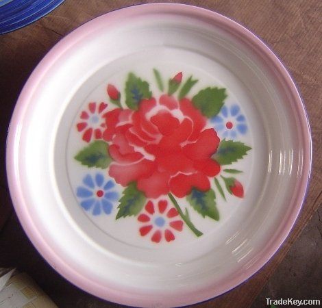 Enamel Round Tray