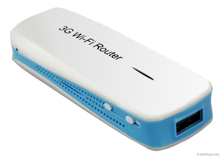 3G wifi router with power bank