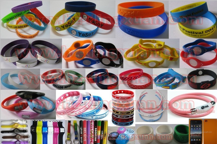 silicone bracelets