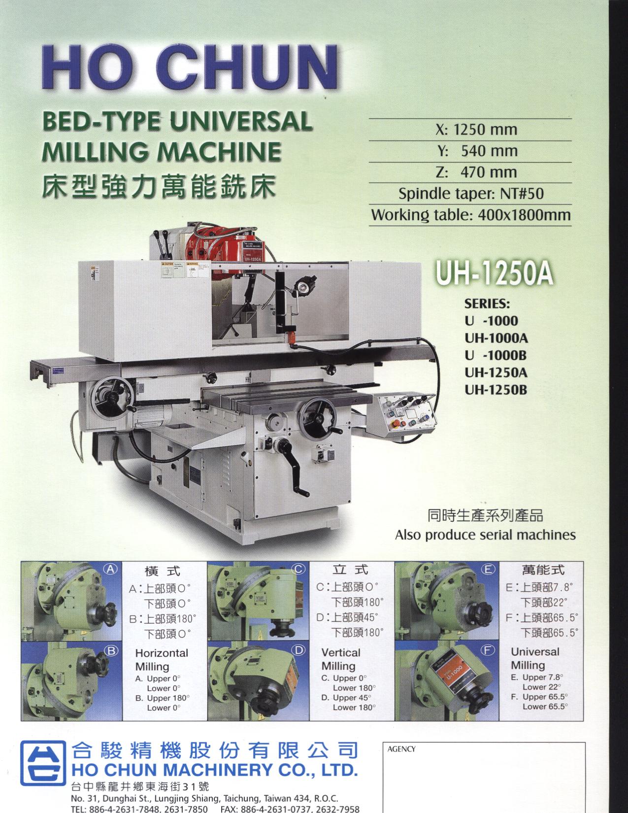 milling machine, machine center