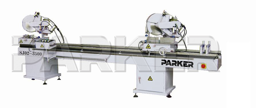 Aluminium & PVC double head miter cutting saw