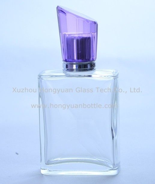 small perfume glass bottle