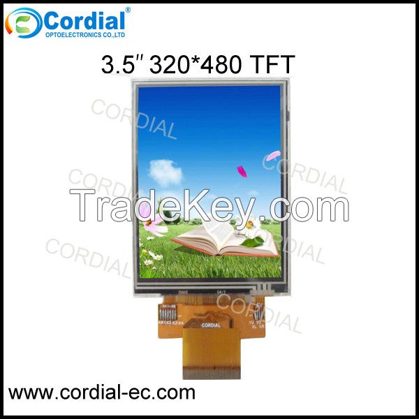 3.5 Inch 320x480 TFT LCD MODULE with Resistive Touchscreen CT035PJL19