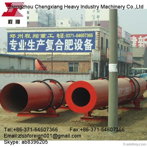 Rotary drum cooler equipment of fertilizer manure machine