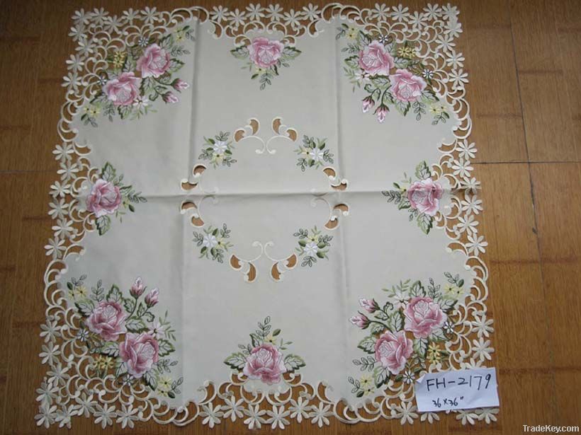 embroidery tablecloth