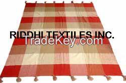 Christmas Cotton Woven Bedspread