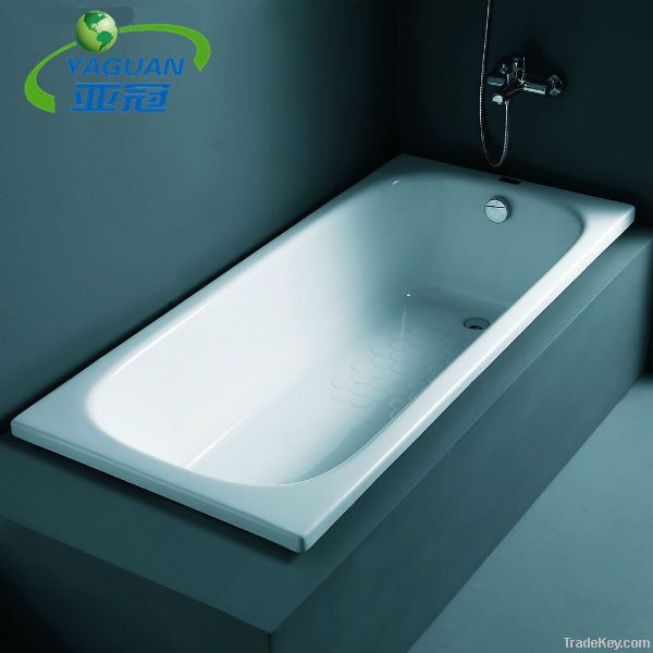 Simple Drop-in Square Bathtub