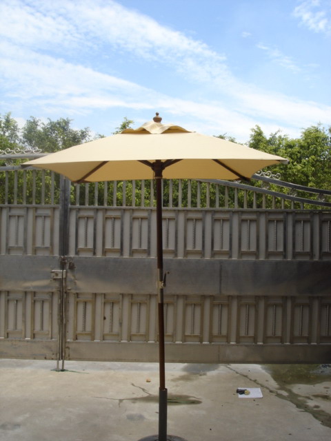 Outdoor umbrella: wooden umbrellas, aluminum umbrellas, gazebos, wicker f