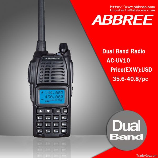 Newest vhf uhf multi-function dual band transceiver  AC-UV10