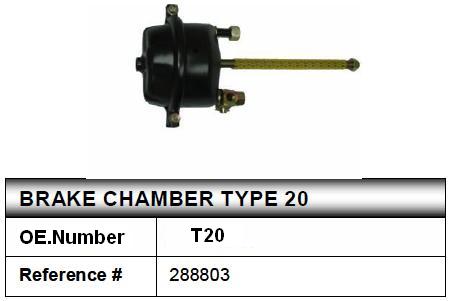 spring brake chamber T20&amp;brake chamber&amp;truck brake chamber(T24/24DD, T2