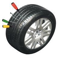 tyre with function of prick-resistant, leak-proof and bullet-proof