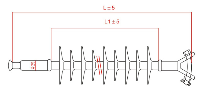 Suspension Composite Insulator 3 (Long Rod) 