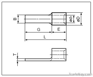 JST Connector Blade terminal (AF-type, Non-insulated)