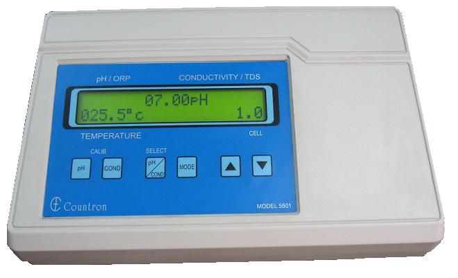 pH/ORP/TDS/Conductivity/Temperature bench top indicator