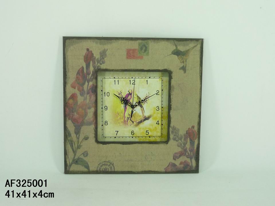 Wooden clock