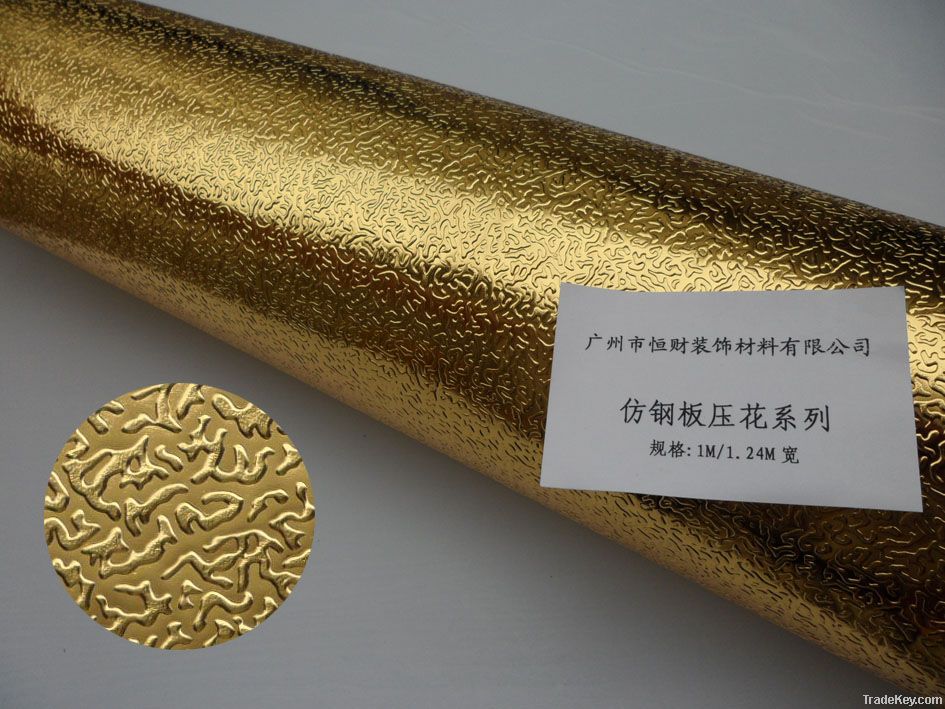 Embossed rigid PVC decorative film (G1102)