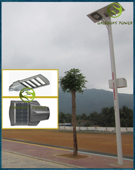 LED solar lamp