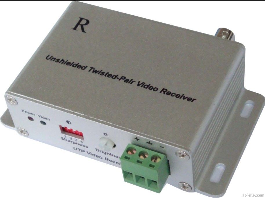 Active Video Balun, CCTV UTP Video Balun/Receiver